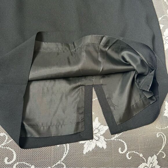 Vintage 80’s Louis Feraud Black Pencil Skirt - Picture 8 of 12